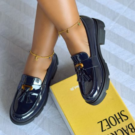Blake Navy Loafers