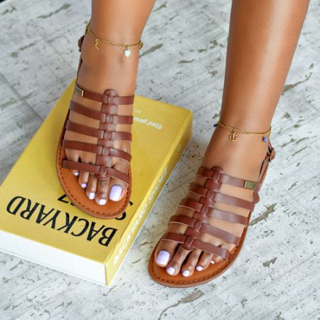 Saanvi Brown Chunky Sandal