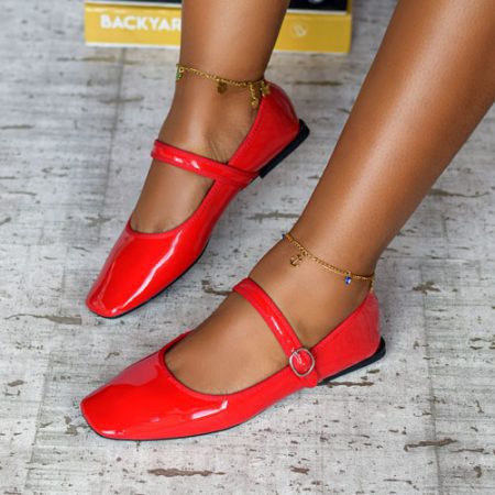 Tanvi Red Ballerina Flat