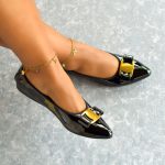 Talia Black Flat