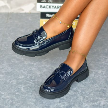 Brynn Navy Loafers