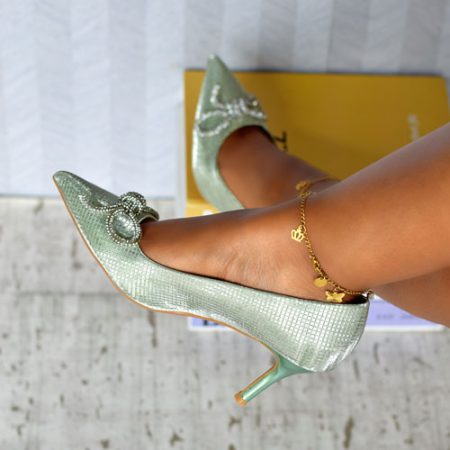 Mateo Green Heel