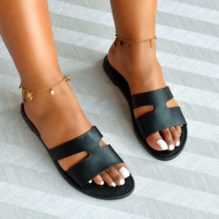 Daisy Black Sandals