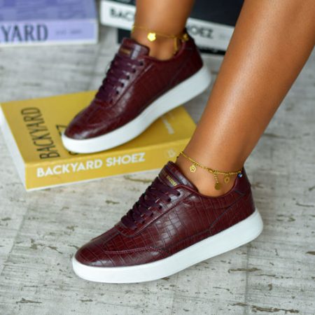 Silque Maroon Sneaker