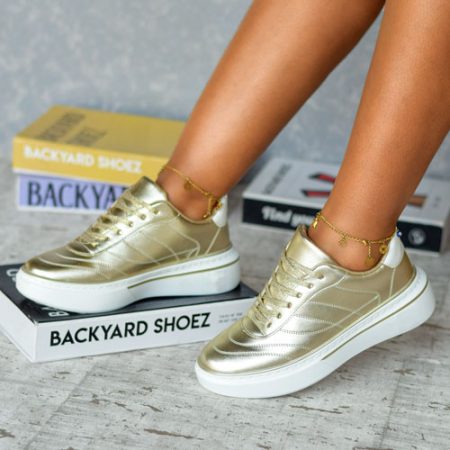 Glimmers Gold Sneaker