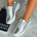 Glimmers Silver Sneaker