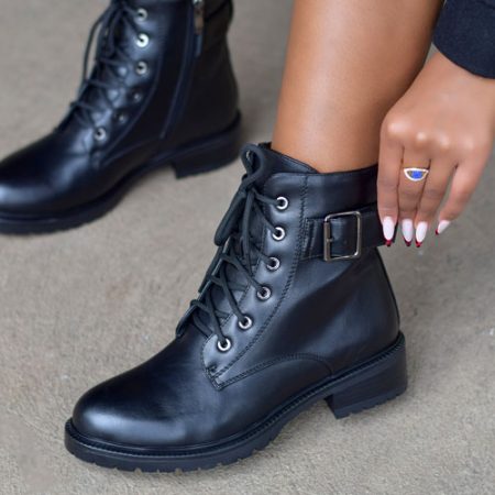 Nanette Black Ankle Boot