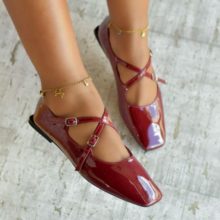 Tanvi Maroon Ballerina  Flat