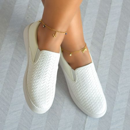Evander White Sneaker
