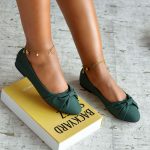 Trip Green Flat Shoes