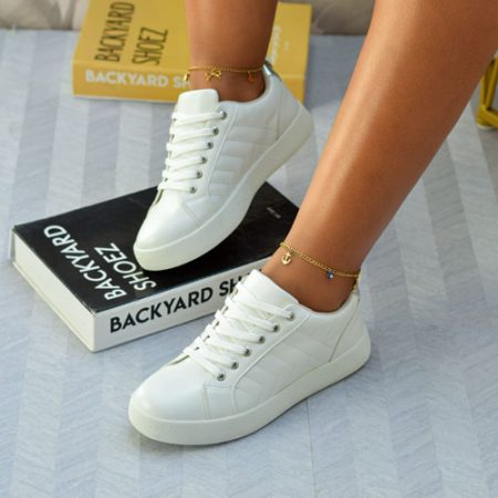 Elara White Sneaker
