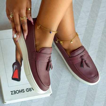 Elicia Maroon Sneaker