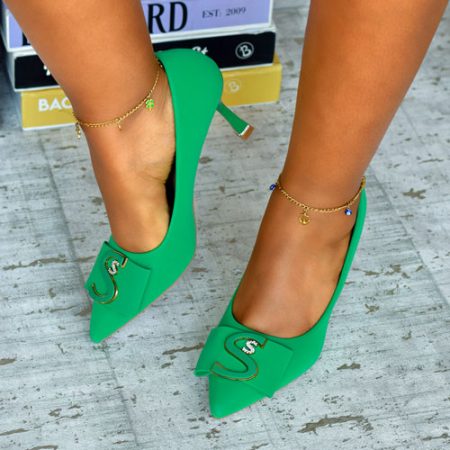 Miya Green Heel