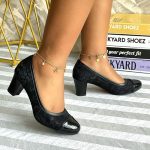 Moses Brown Chunky Heel