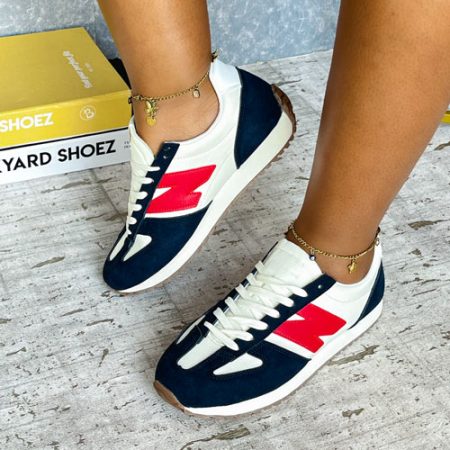 Elowynn Navy  Sneaker
