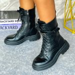 Nuala Black Ankle Boot