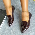 Tobby Chocolate Flat Shoes