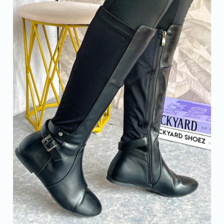 Neddy Black Knee-high Boot