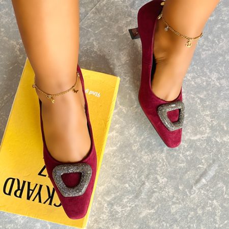 Maahir Maroon Heel