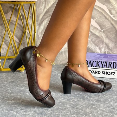 Meredith Chocolate Heel