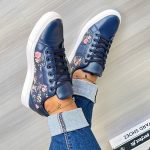 Eireann Navy Sneaker