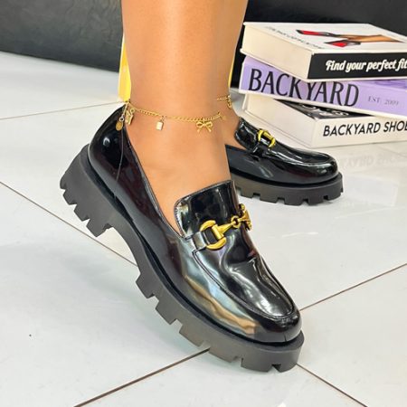 Cesar Black Loafers