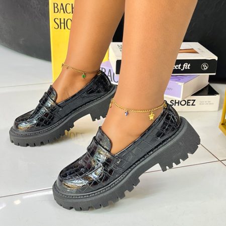 Callen Black Loafers