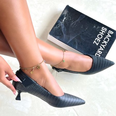 Medad Black Heel