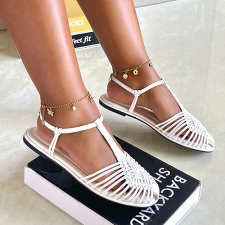 Serenity White Sandals