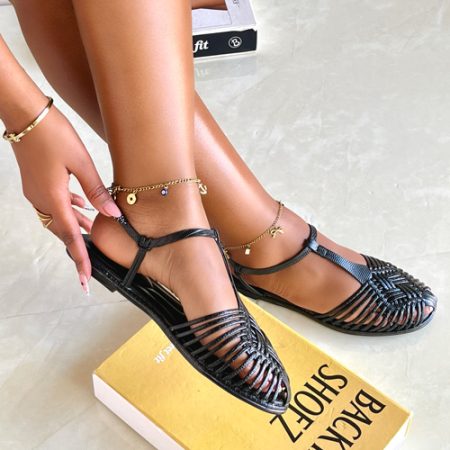 Serenity Black Sandals
