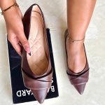 Treasure Coffee Flat Shoes