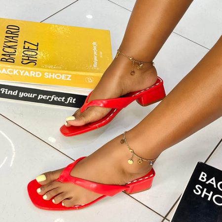 Mpho Red Sandal Heel
