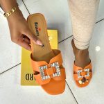 Skylar Orange Sandals