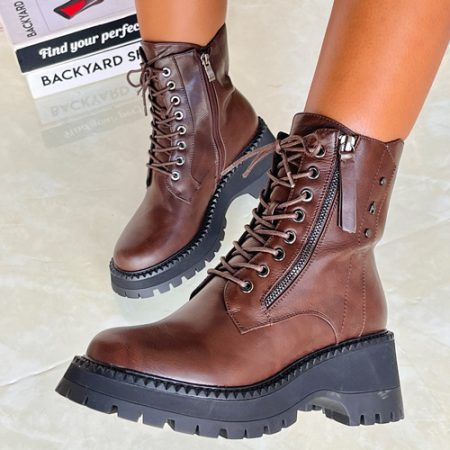Nola Brown Ankle Boot