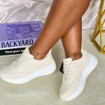 Eustacia Beige Sneaker