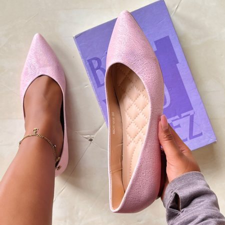 Tawny Pink Flat Shoes