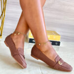 Txomin Brown Flat Shoes