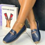 Tapio Blue Flat Shoes