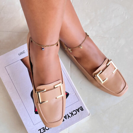 Taylyn Nude Flat Shoes