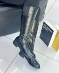 Neal Black Knee Length Boot
