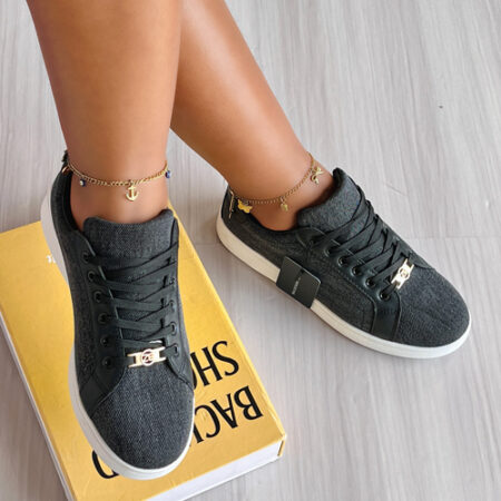 Eulah Black/Grey Sneaker